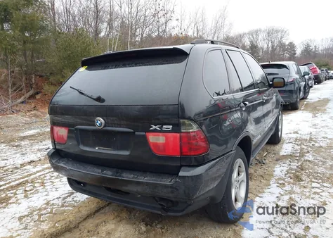 2001 BMW X5 3.0 из США, поврежденный, VIN WBAFA53531LM85002